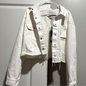 White Jean jacket 3x